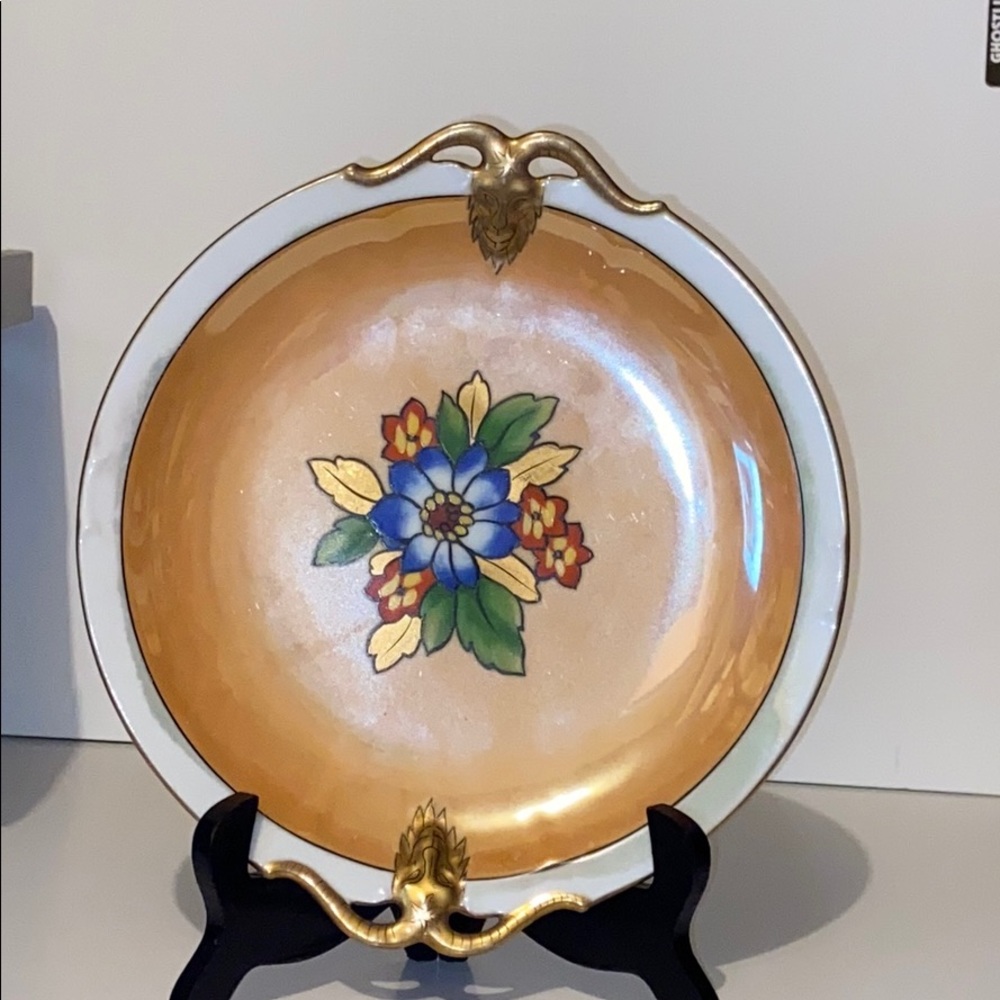 COPY - LONG HORN PORCELAIN PLATE